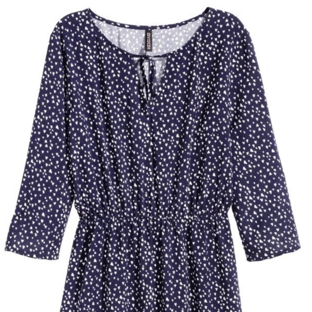 Heart Pattern Mini Dress - Picture 2 of 6